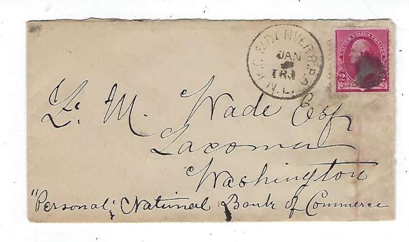 1890s K.C. & Denver RPO to Tacoma Washington - Image 1 of 1