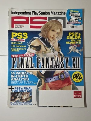 Playstation Magazine PSM - Issue 115 October 2006 - Final Fantasy XII Cover - Image 1 of 4