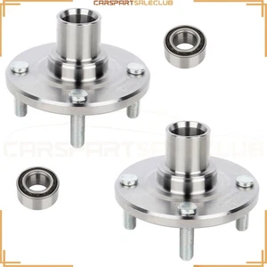 Pair Wheel Bearing Hub Front For 1993-02 Chevrolet Prizm 1988-02 Toyota Corolla - Picture 1 of 6