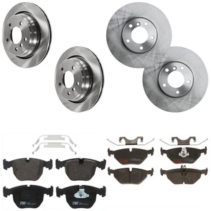 KIT-073024-1349 TRW Brake Disc and Pad Kits 4-Wheel Set Front & Rear for 540 530 - Picture 1 of 12