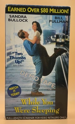 While You Were Sleeping VHS 1995 Sandra Bullock *PROMO SCREENER* *Buy 2 Get 1* - Image 1 of 3