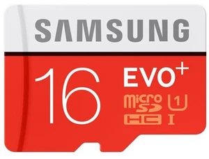 Tarjeta Micro SD SAMSUNG EVO Plus 16 GB Class10 SDXC tarjeta de memoria tarjeta de memoria - Imagen 1 de 2