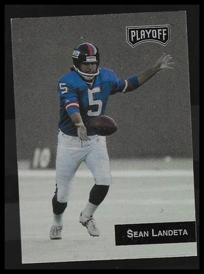 1993 Playoff #113 Sean Landeta - Image 1 of 2