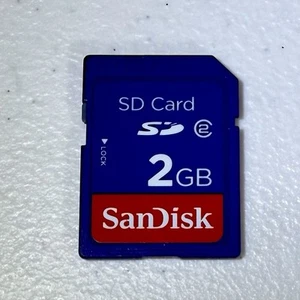 Tarjeta SD SanDisk de 2 GB probada funciona - Imagen 1 de 2