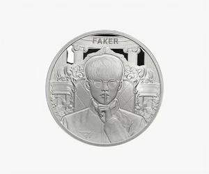 League of Legends T1 Faker Silver (31.1g) Medal Limited Edition LOL - Picture 1 of 3