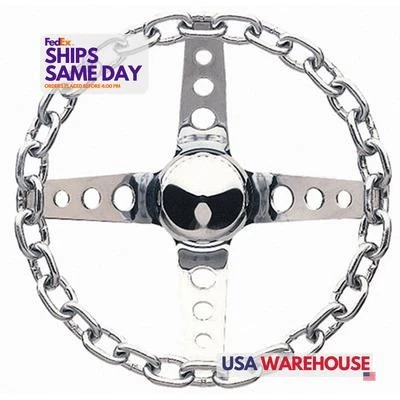 Rueda de cadena Grant 740, One 11 pulgadas cromada acero alto rendimiento y piezas de carreras Foto 1 de 4