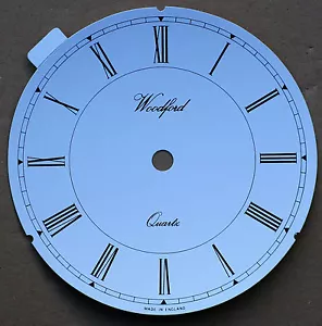 5,3/4 pollici 146 mm PVC BIANCO QUADRANTE OROLOGIO ROMANO, autoadesivo, - Foto 1 di 1