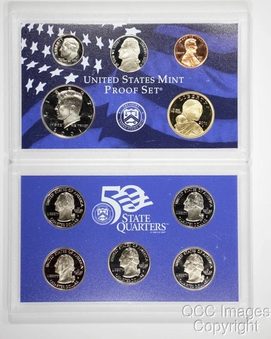 2001 San Francisco Clad Proof Set / OGP Packaging / No Stickers or Writing Cover