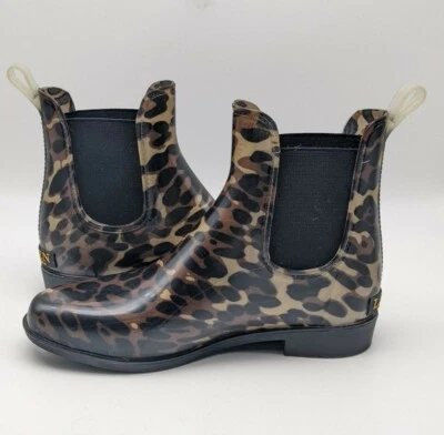 Ralph Lauren Tally Bo Rai Animal Camuflaje Estampado Goma Tobillo Botas de Lluvia Talla 7 Foto 1 de 4