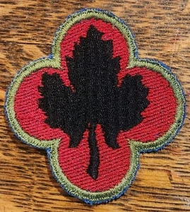 Original WWII 43rd Infantry Division / GERMAN Made Black Back Variation - Picture 1 of 2