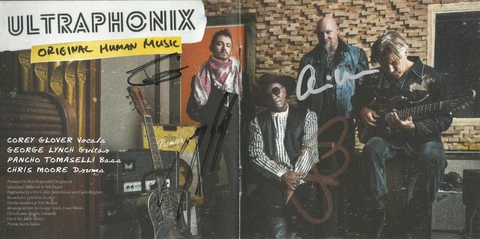 Original Human Music * by Ultraphonix (CD, 2018, Ear Music) Original Signed Cover