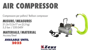 Compressore per palloni Zeus -5,5 bar / 220-240V - Imagen 1 de 6
