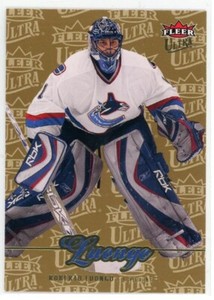 2007-08 Fleer Ultra Hockey Gold Medallion Roberto Luongo #7
