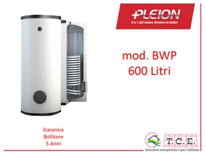 Bollitore ACS per Pompe di Calore PLEION mod BWP 600 Litri 1 scamb. Oversize - Foto 1 di 1