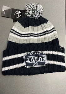 ‘47 Brand Dallas Cowboys Cuff Knit Beanie With Puff - Picture 1 of 1
