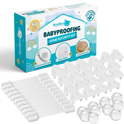 BOOBOO BABY NEU Booboo® (40er-Pack) Kindersicherheit Zuhause Baby Proofing Kit UK Verkäufer