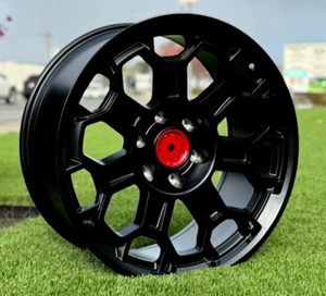 20x9 Wheels Fit Toyota 4Runner Fit Tacoma 6x139.7 ET12 Matte Black 20" Rims Set - Picture 1 of 5