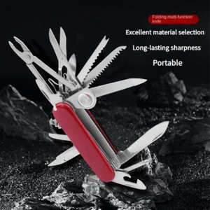 New Army pocket knife Stainless Steel outdoor Multi-Tool ADVENTURE |USA - Picture 1 of 10