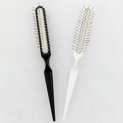 Stylingbürste Toupierbürste Bobtailbürste Keller Bürste ohne Noppen Schwarz Weiß