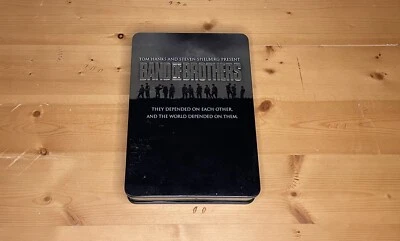 Band of Brothers 6 Disc DVD Set Collectible Tin Tom Hanks and Steven Spielberg - Image 1 of 3