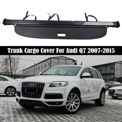 For AUDI Q7 2007-2015 Rear Trunk Luggage Cargo Cover Security Protector Shade 1X Foto 1 de 4