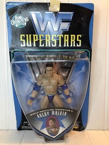 Vintage 1997 Jakks Pacific WWF Superstars ROCKY MAIVIA Action Figure Series 5 - Photo 1 sur 11