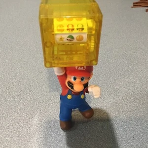 Super Mario McDonalds Happy Meal Toy 2018 Nintendo Power-Up Block Figure -WORKS - Picture 1 of 5