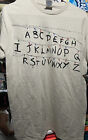 T-shirt mural Rubies Stranger Things Netflix alphabet costume d'Halloween 821131