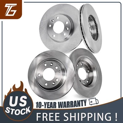 Front & Rear Brake Rotors for 2006-2013 Mazda 6 2006-2011 Ford Fusion Foto 1 de 4