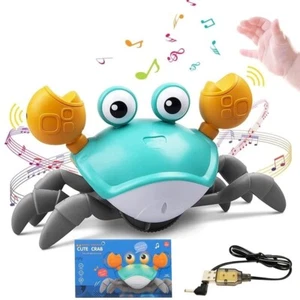 Funny Dancing Crab Run Away Toy for Babies Crawling Music Baby Gift - Picture 1 of 8