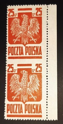 Stamps, Poland: Goznak. Fi 342Vb-MK2, . Errors - Image 1 of 4