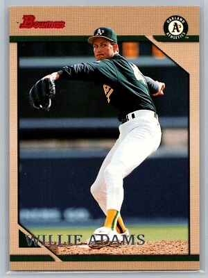 1996 TOPPS BOWMAN CARD # 133 Willie Adams - Oakland Athletics - Image 1 of 2