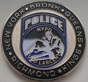 NYPD Polizeiministerium Stadt New York Autodiebstahl Einheit Lo Jack 10 - 16 Schloss - Bild 1 von 3
