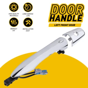 EXTERIOR DOOR HANDLES FRONT DRIVER 2008-2020 LEFT 806401BA0A FOR INFINITI SIDE - Picture 1 of 9
