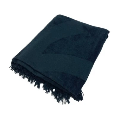 CHANEL CC CC Mark Beach towel blanket cotton Black - Image 1 of 4