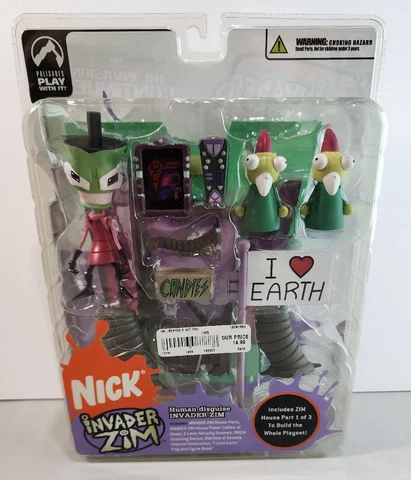 Invader Zim Human Disguise Figure~Lawn Gnomes~Palisades Series 2 Cover