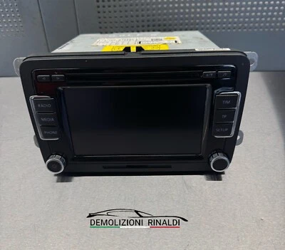 Radio monitor schermo Originale Volkswagen Golf 6 - Immagine 1 di 3