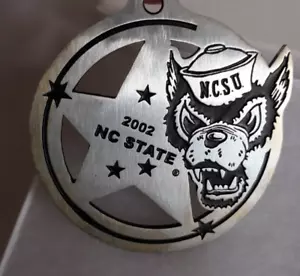 North Carolina State University 2002 Commemorative Ornament Wolfpack Boxed NCSU - Bild 1 von 16