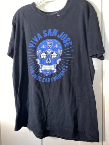 Large Fanatics Branded Black San Jose Earthquakes Hispanic Heritage Viva T-Shirt Cover