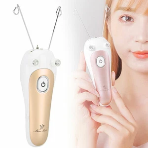 Electric Threading Epilator Physical Threader Hair Remover for Face Arm Use Rose - Picture 1 of 18