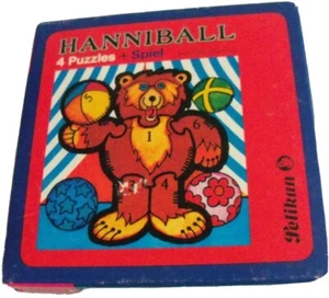 Puzzle, Hanniball, 4x6 Teile, Fa. Pelikan, 70er Jahre - Bild 1 von 5