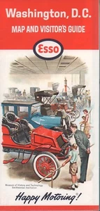 1964 Esso Road Map: Washington, D.C. NOS - Picture 1 of 1