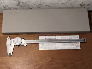 MITUTOYO 12 Inch DIAL CALIPER NO 505-645-50 w/ CASE - Picture 1 of 7