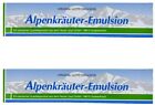 2 x Alpine Herbal Emulsion Benefit for All People 200ml Tube +1 Tube Crusher