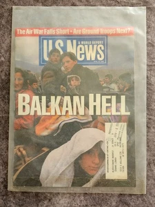 US Weekly Magazine April 12 1999 Balkan Hell Stored In Plastic - Picture 1 of 3