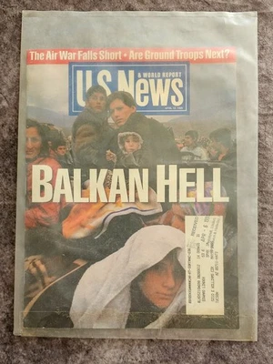 US Weekly Magazine April 12 1999 Balkan Hell Stored In Plastic - Image 1 of 3