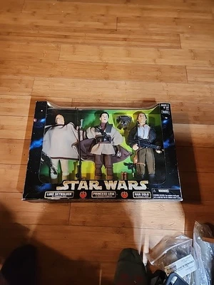 Kenner Star Wars Action Collection Series 1998 Luke Princess Leia, Han Solo nuevo Foto 1 de 4