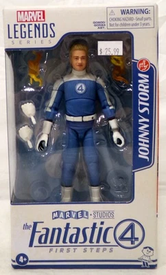 Figura Hasbro Marvel Legends Fantastic Four First Steps Johnny Storm 2025 6" nueva Foto 1 de 4