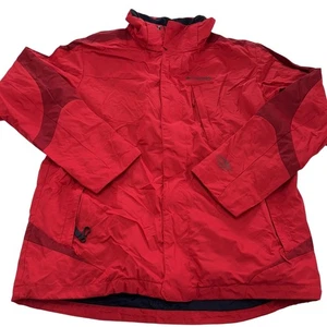 Columbia Jacket Mens Large Red Whirliwind III Interchange Waterproof Outdoor - Picture 1 of 8