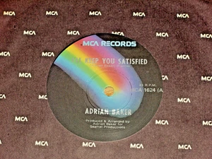 ADRIAN BAKER *OZ 1st Press 7" 45 ' I'LL KEEP YOU SATISFIED ' 1978 VGC+ - Picture 1 of 2